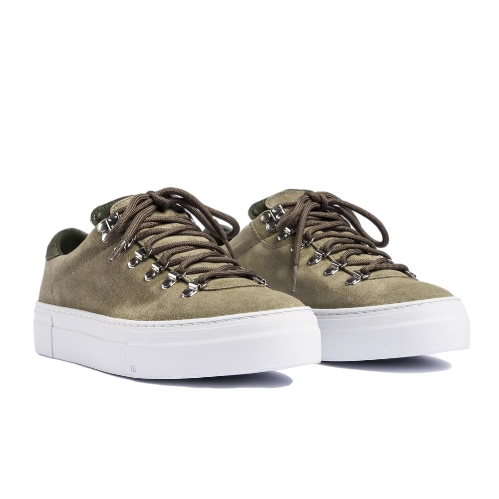 Diemme Marostica Low Platform Olive Suede Sko Oliven - modostore.no