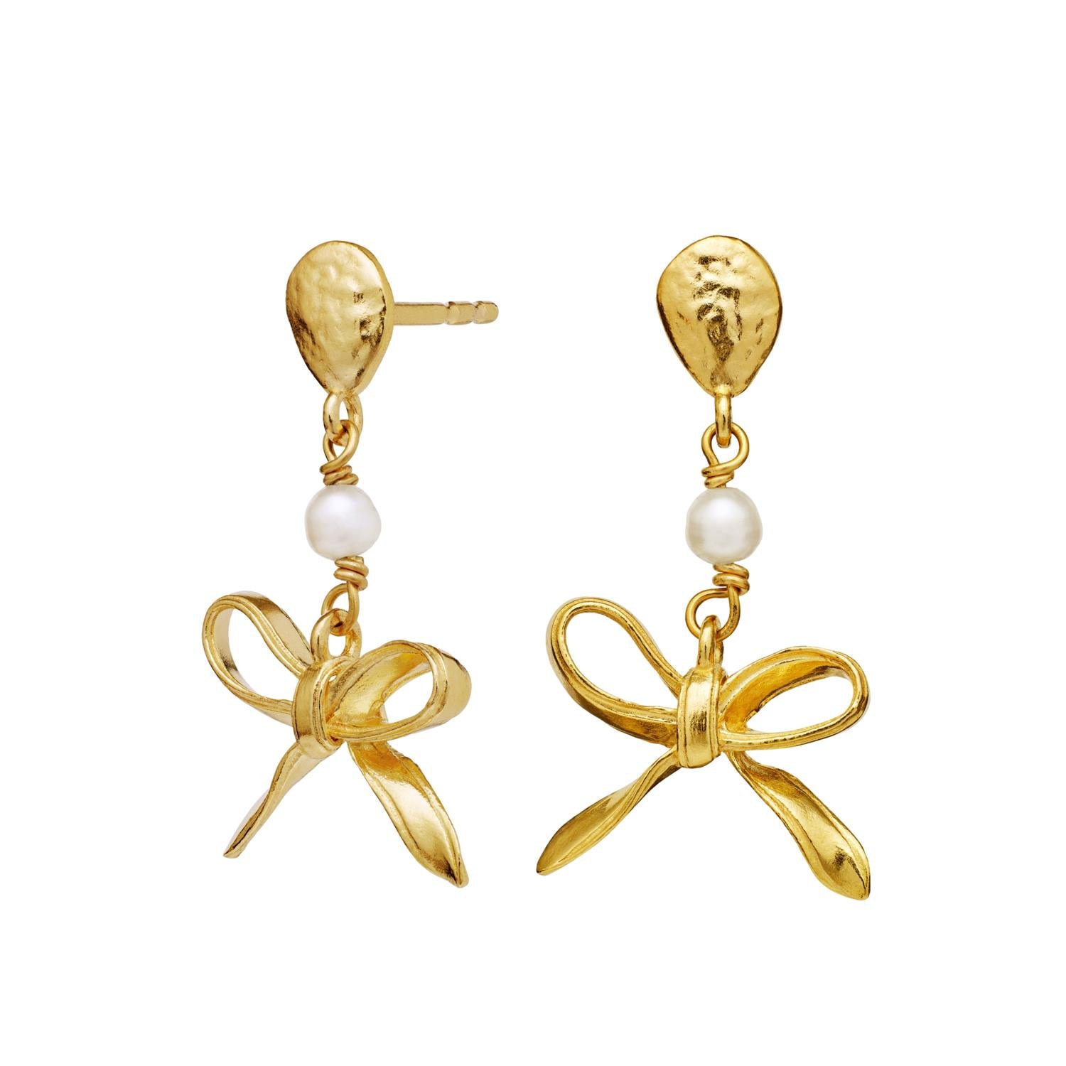 Maanesten Lauren Earrings Øredobber Gull - modostore.no