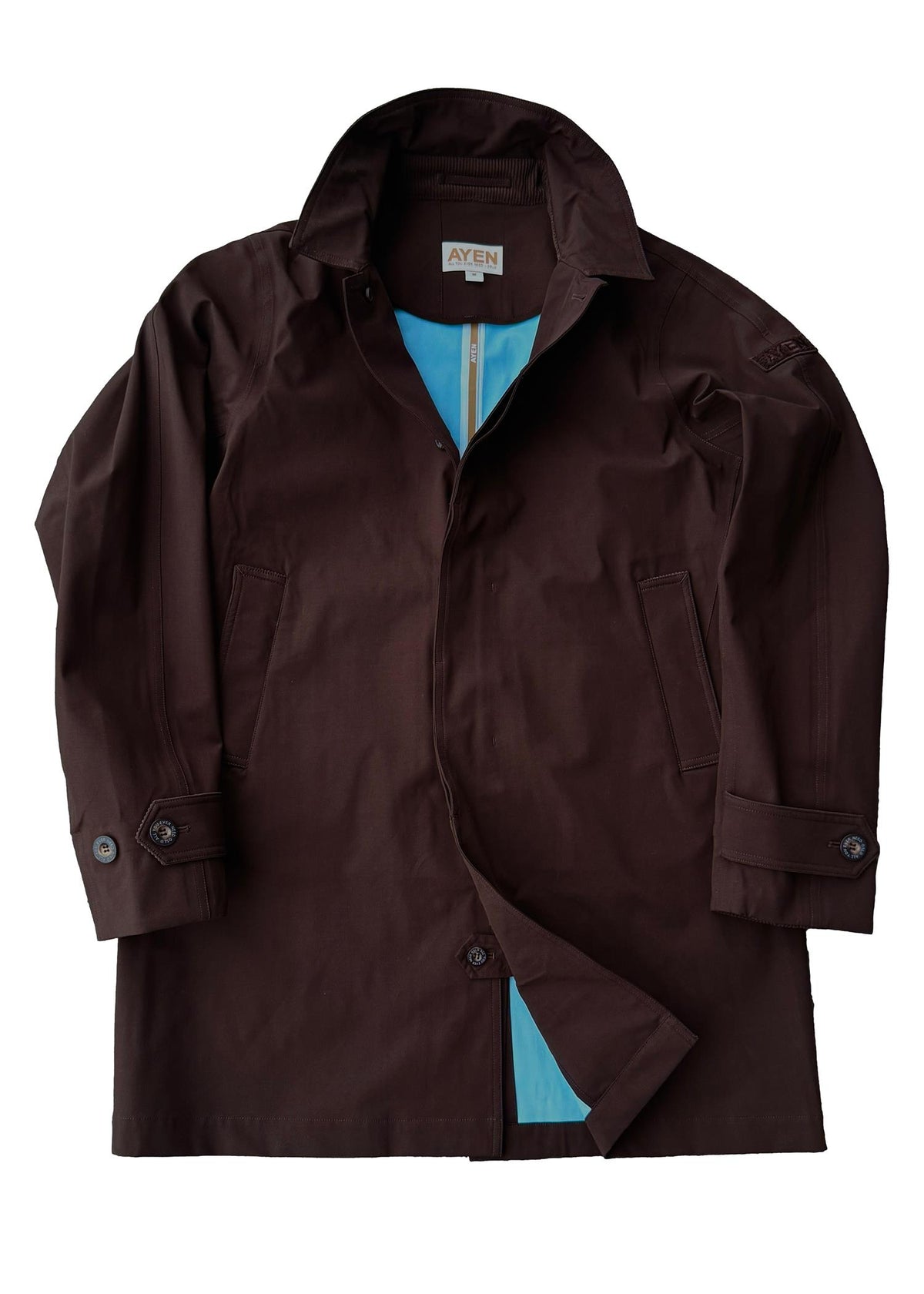 AYEN Souten Collar Coat Jakke Brun