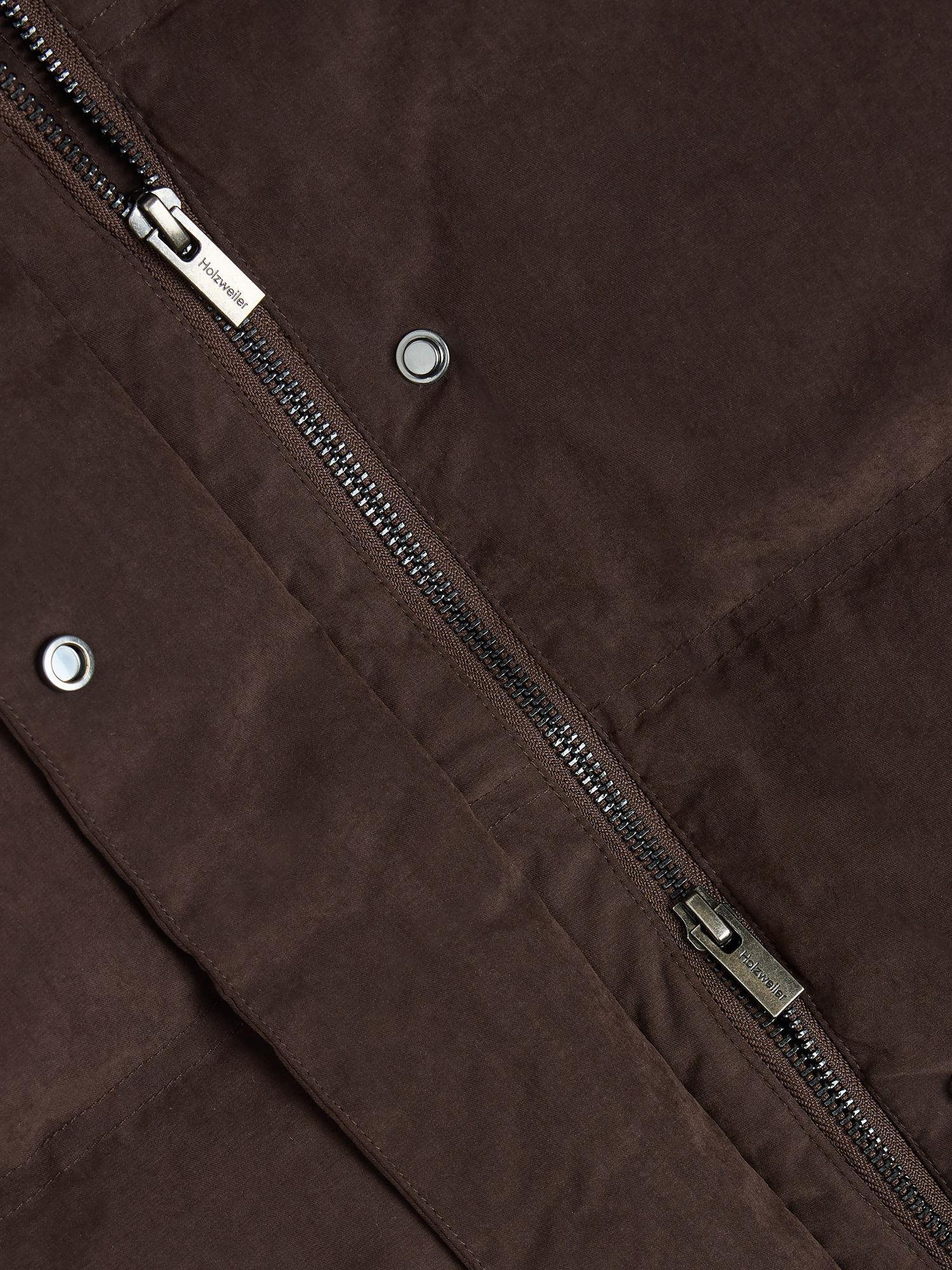 Holzweiler Steilia Brushed Down Jkt Brown Jakke Mørkebrun