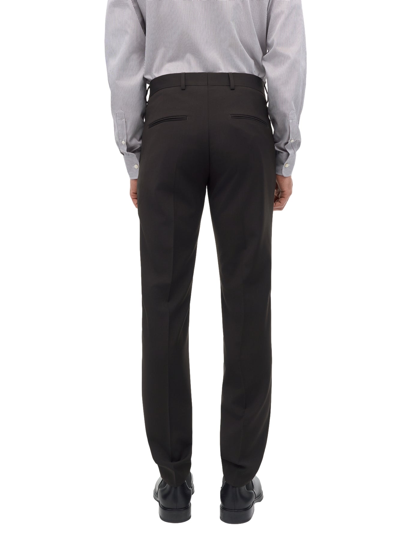 Tiger of Sweden Tenuta RWS Slim-Fit Wool Trousers Dressbukse Mørkebrun