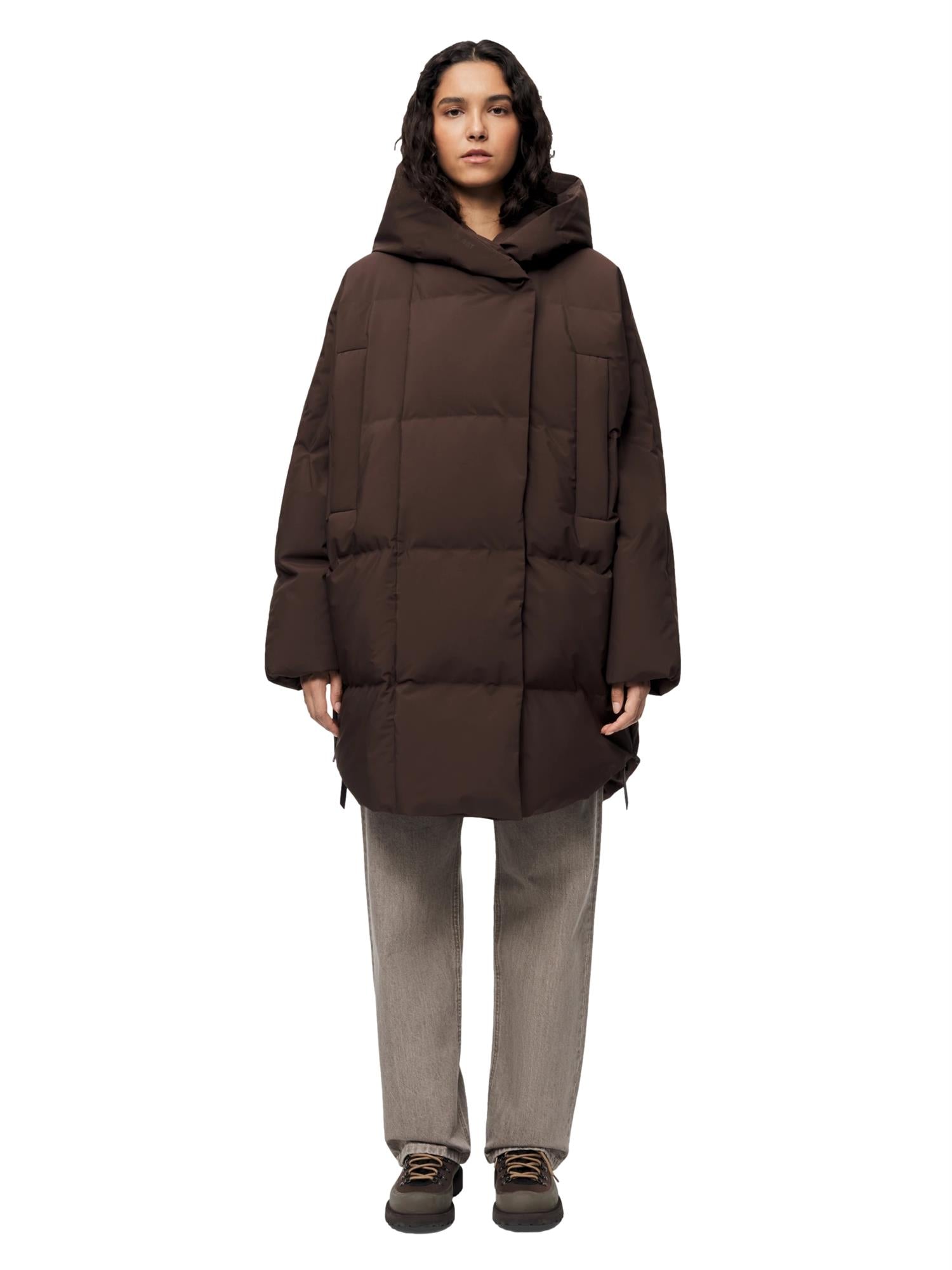 Blæst Spitsbergen Down Jacket Java Jakke Brun