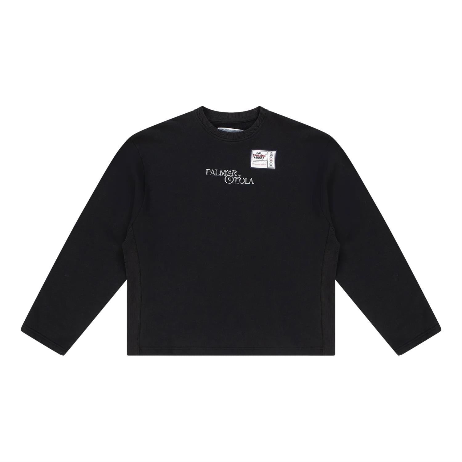 PAL Wolds Crewneck Without Hem Genser Sort