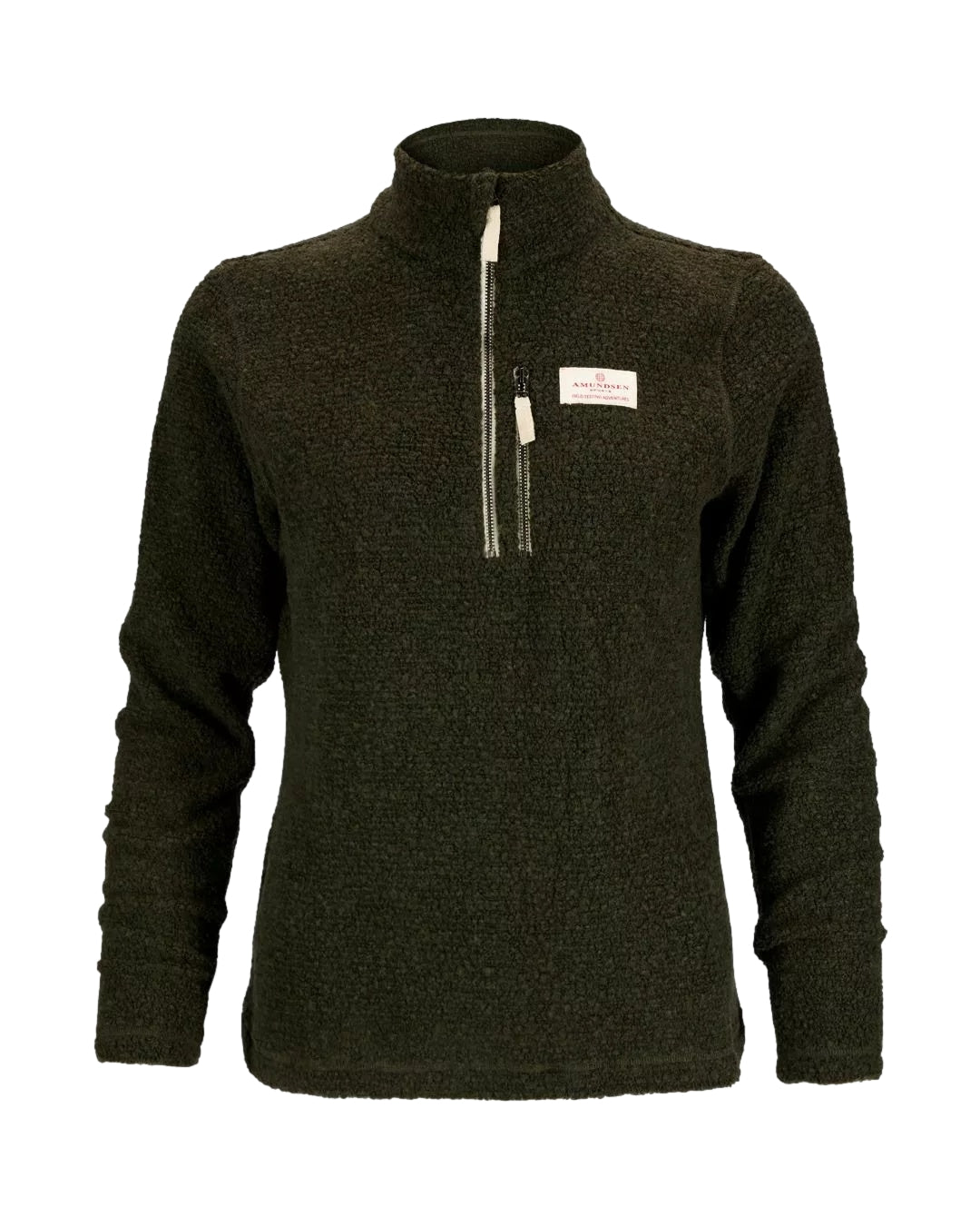 Amundsen Hut Halfzip Womens Genser Grønn - modostore.no