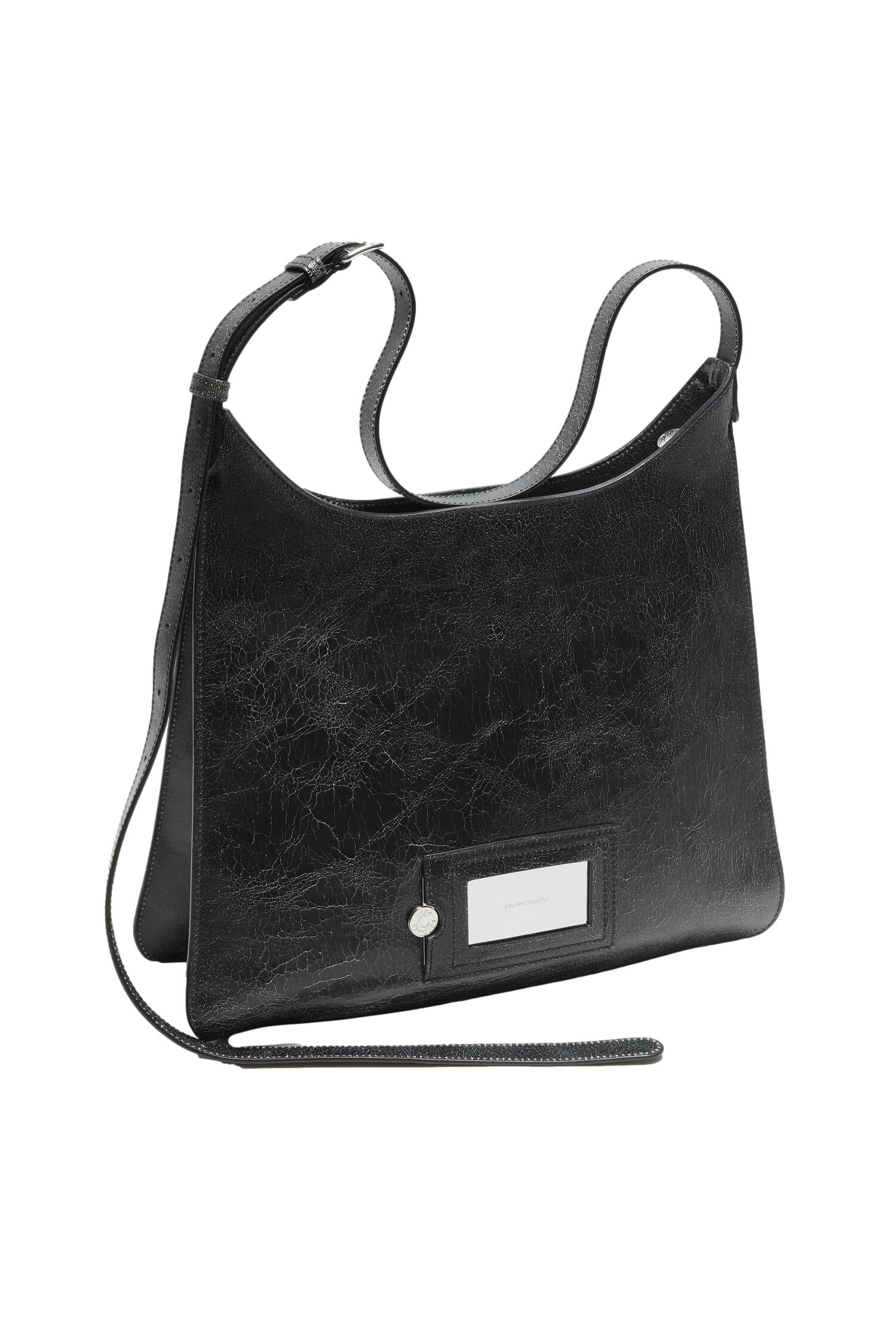 Acne Platt Shoulder Bag Veske Sort - modostore.no