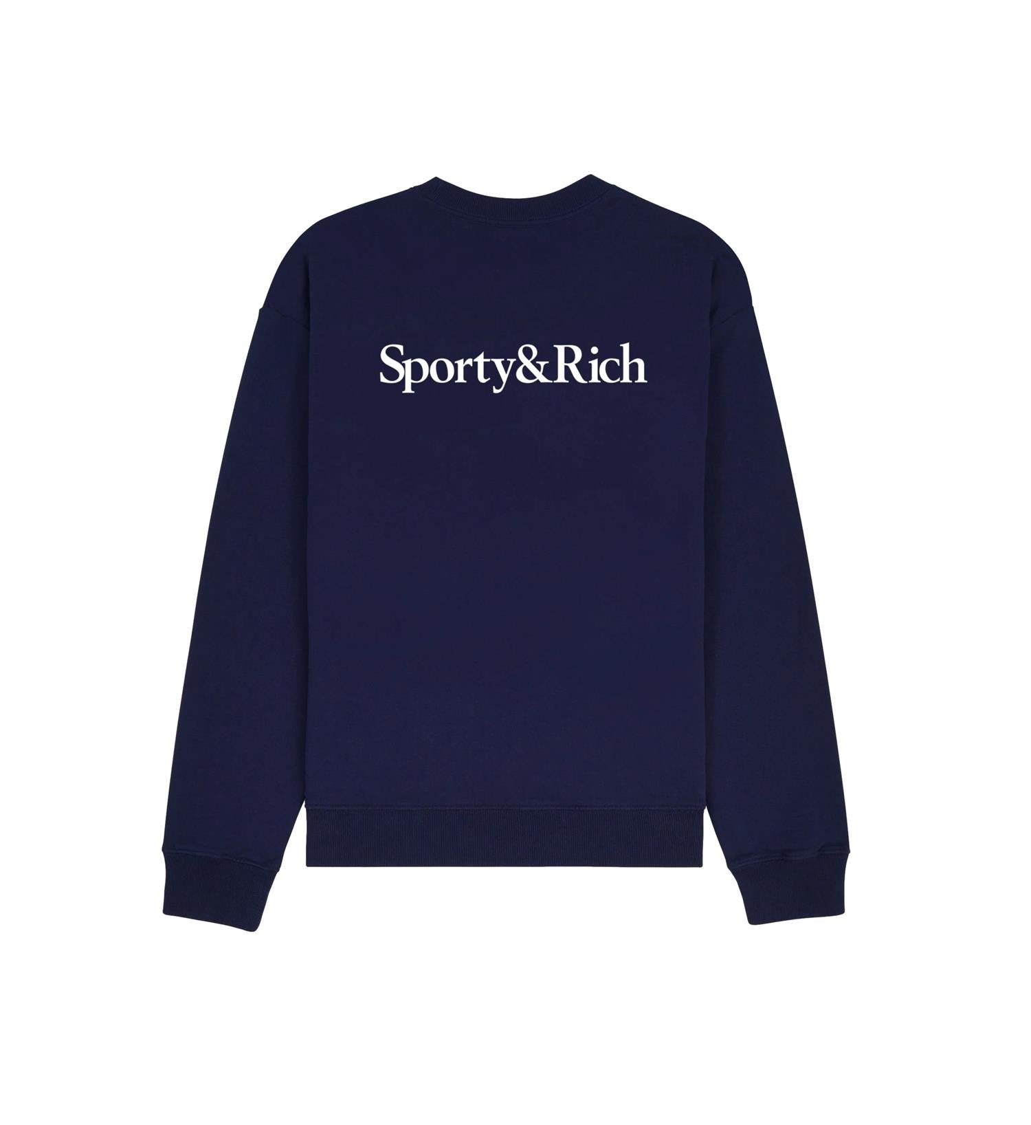 Sporty & Rich Champions Crewneck Crewneck Navy - modostore.no