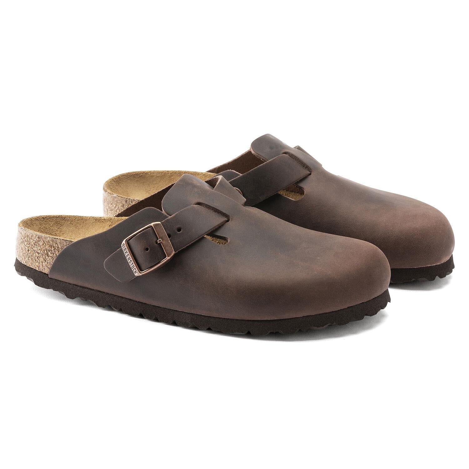 Birkenstock Boston Oiled Narrow Habana Sko Brun - modostore.no