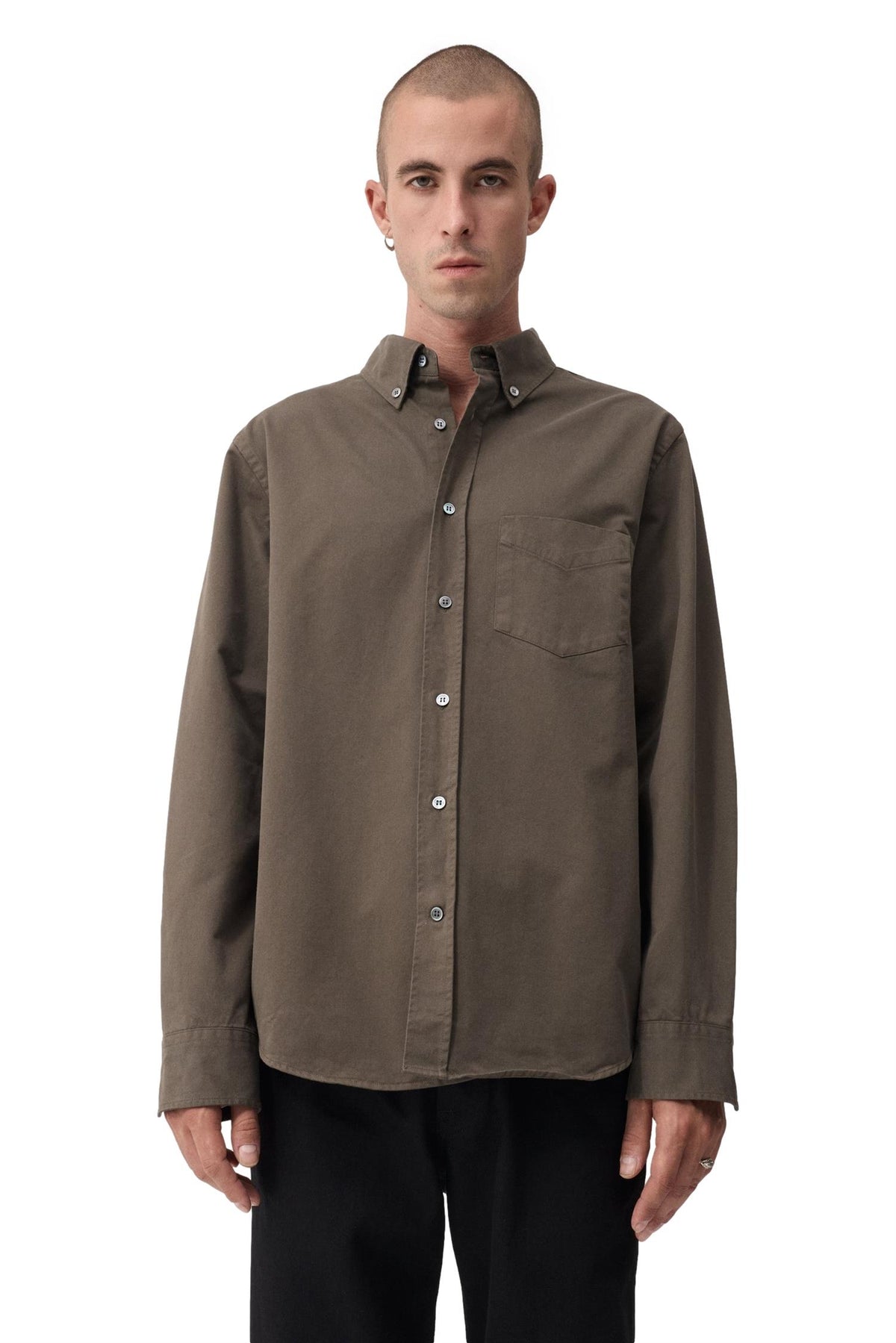 Livid Casual Shirt Skjorte Brungrønn
