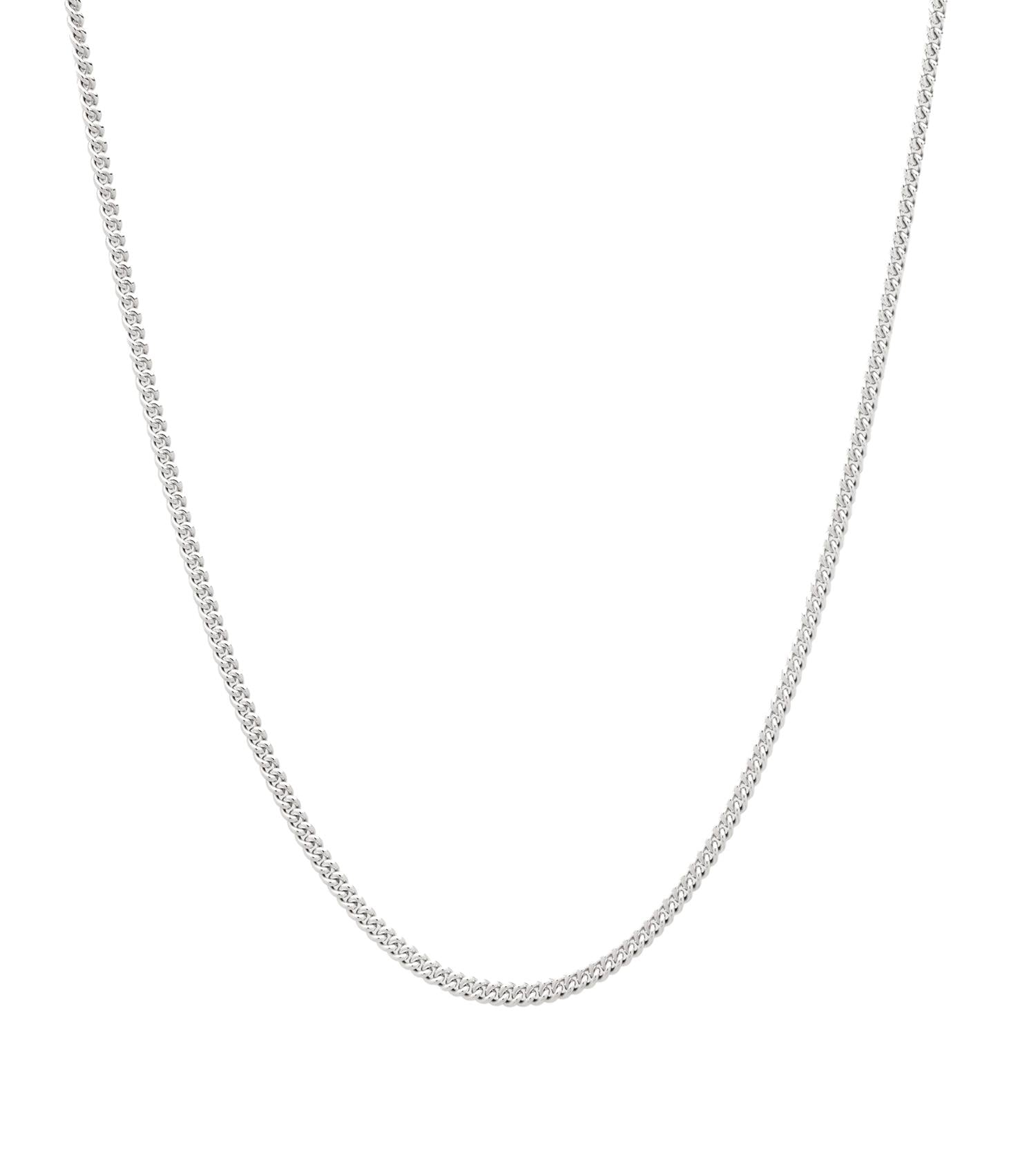 Tom Wood Jewellery Curb Chain Slim 17inch Smykke Sølv - modostore.no