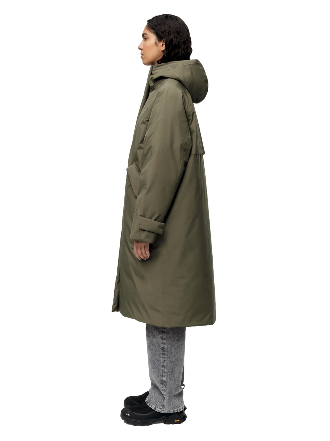 Blæst Røros Down Coat Grape Leaf Jakke Grønn