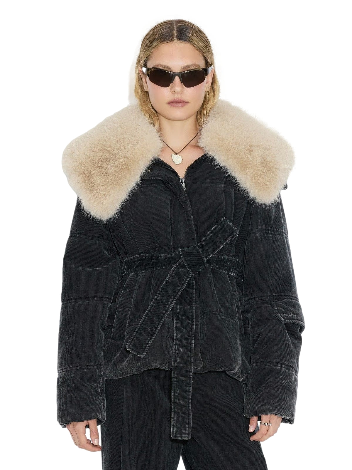 Holzweiler Steilia Cord Jacket Black Jakke Sort