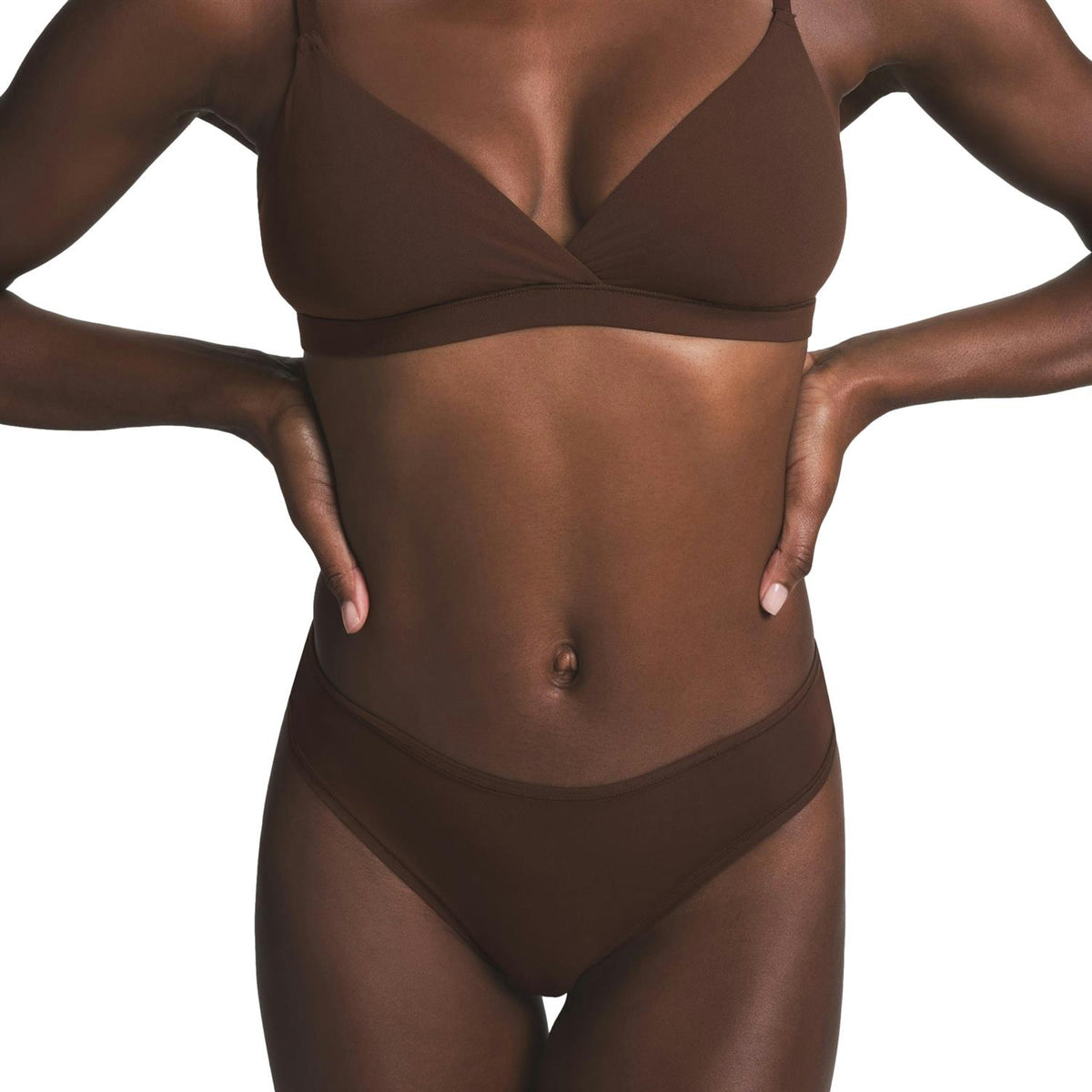 SKIMS Fits Everybody Cheeky Brief Cocoa Undertøy Mørkebrun