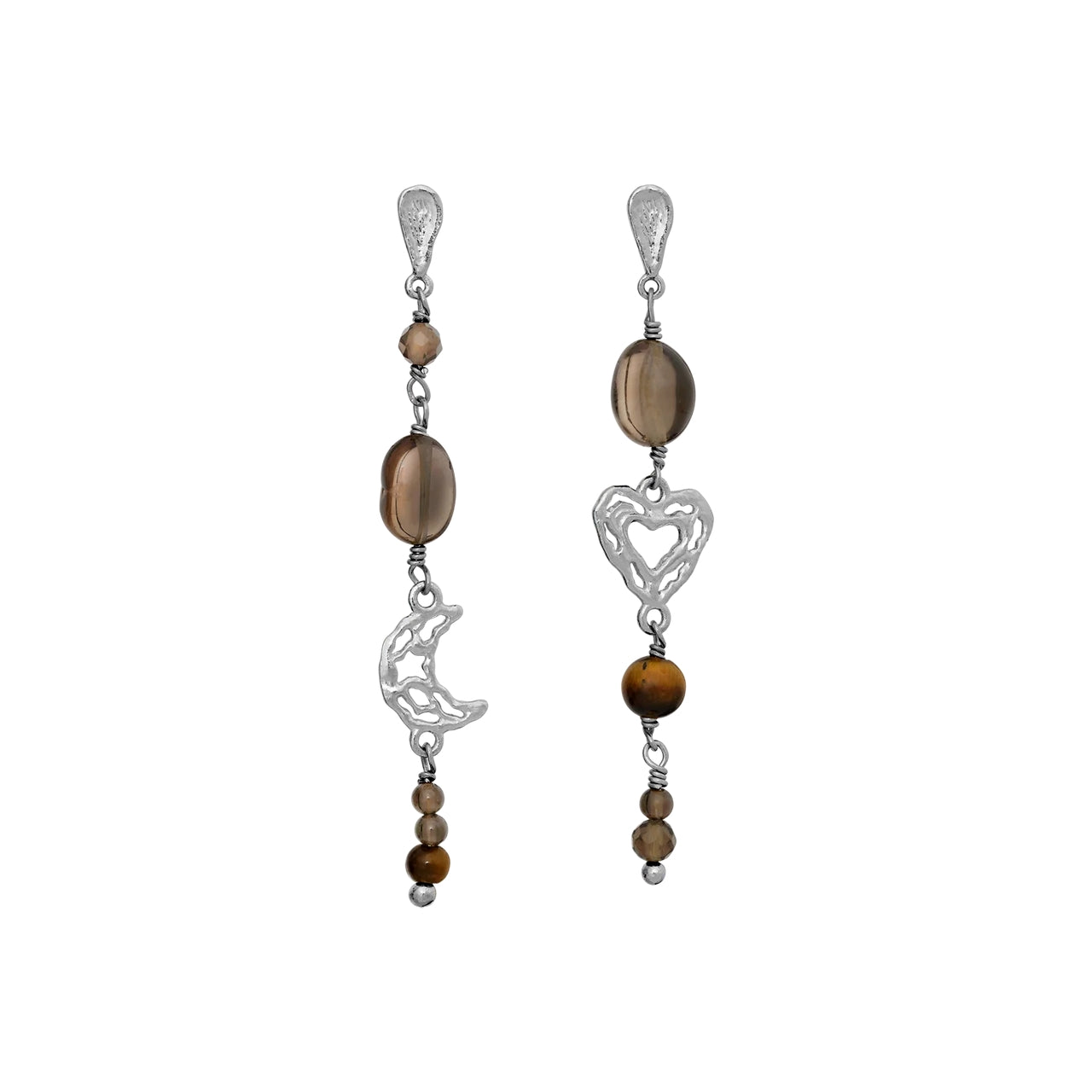 Maanesten Alberte Earrings Øredobber Sølv