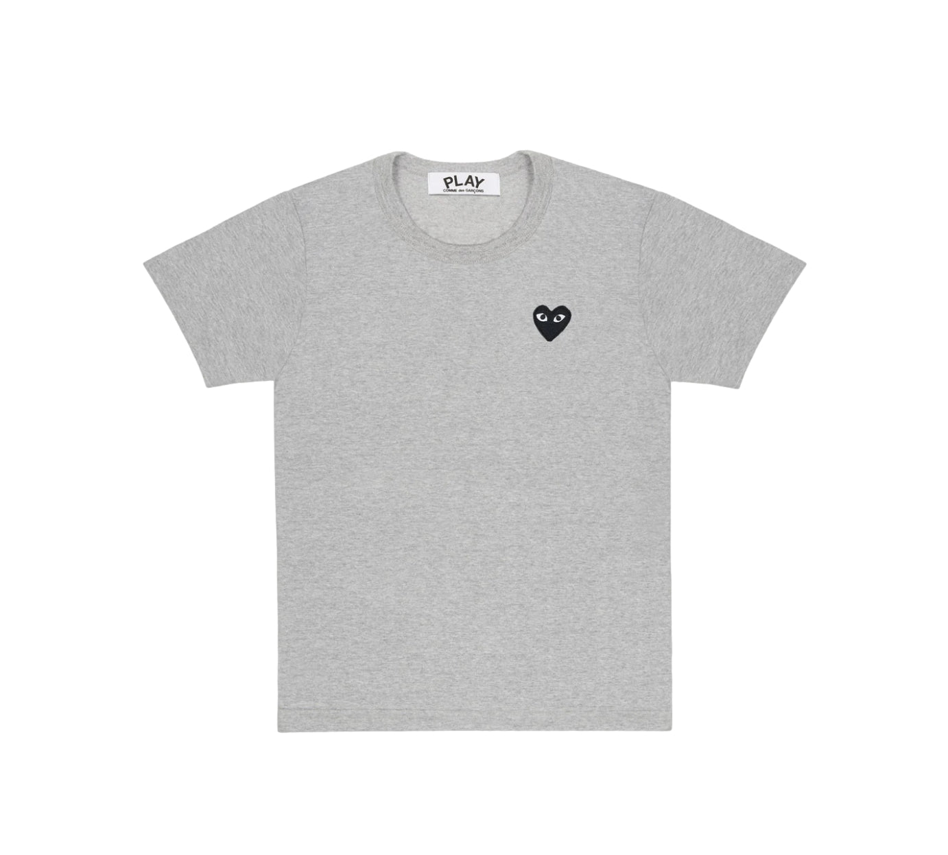 Comme des Garcons Play U T-shirt Black Emblem Knit T-shirt Grå