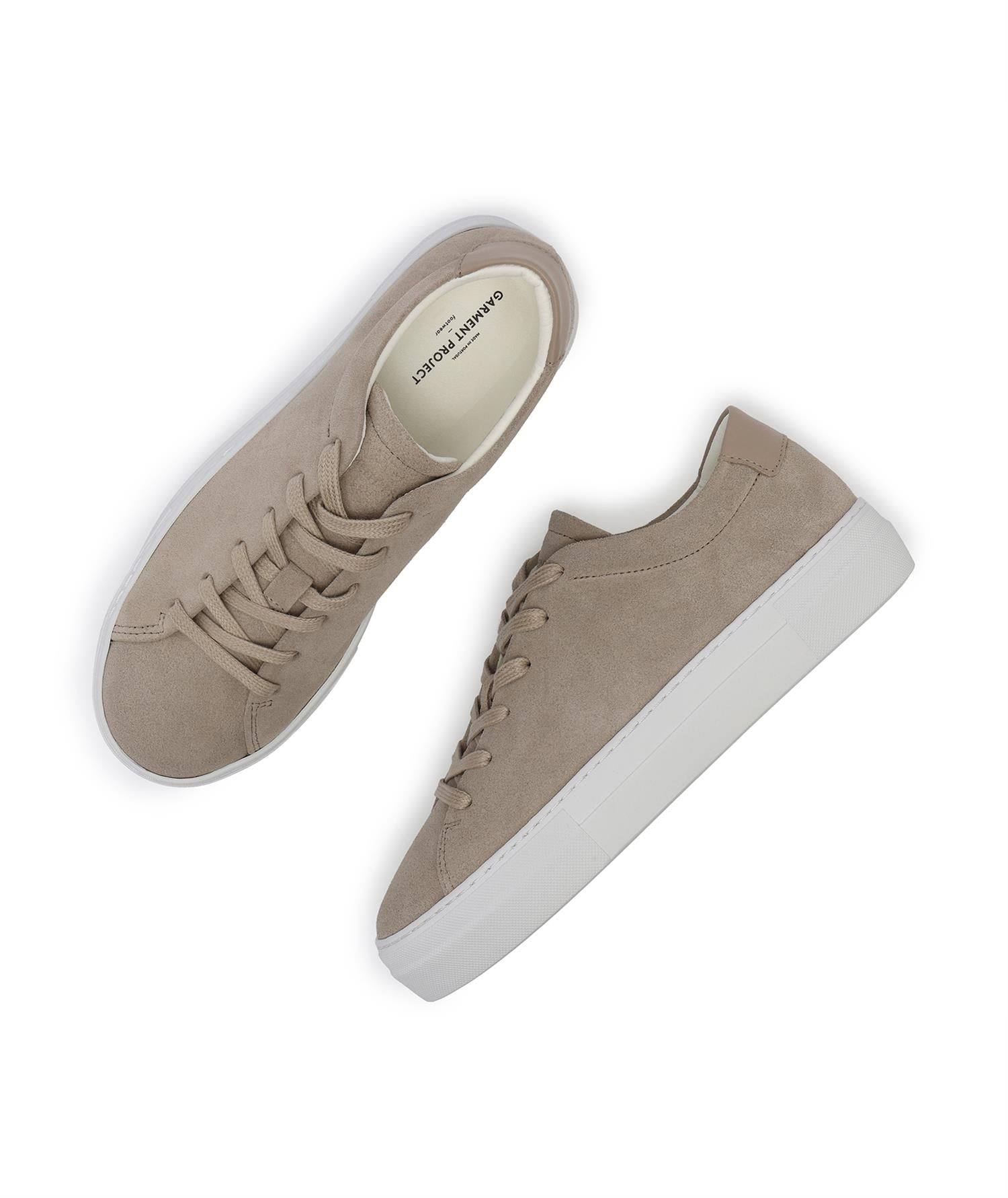 Garment Project Ella Earth Suede Sko Beige - modostore.no