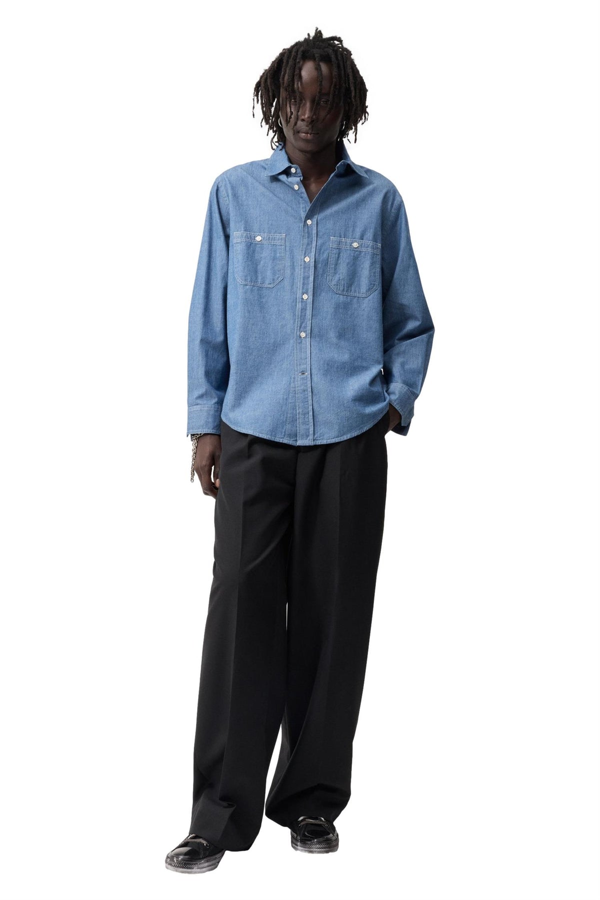 Livid Work Shirt Skjorte Blå