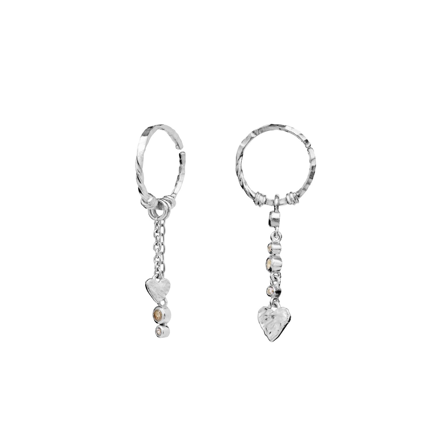 Maanesten Nemy Earrings Øredobber Sølv - modostore.no