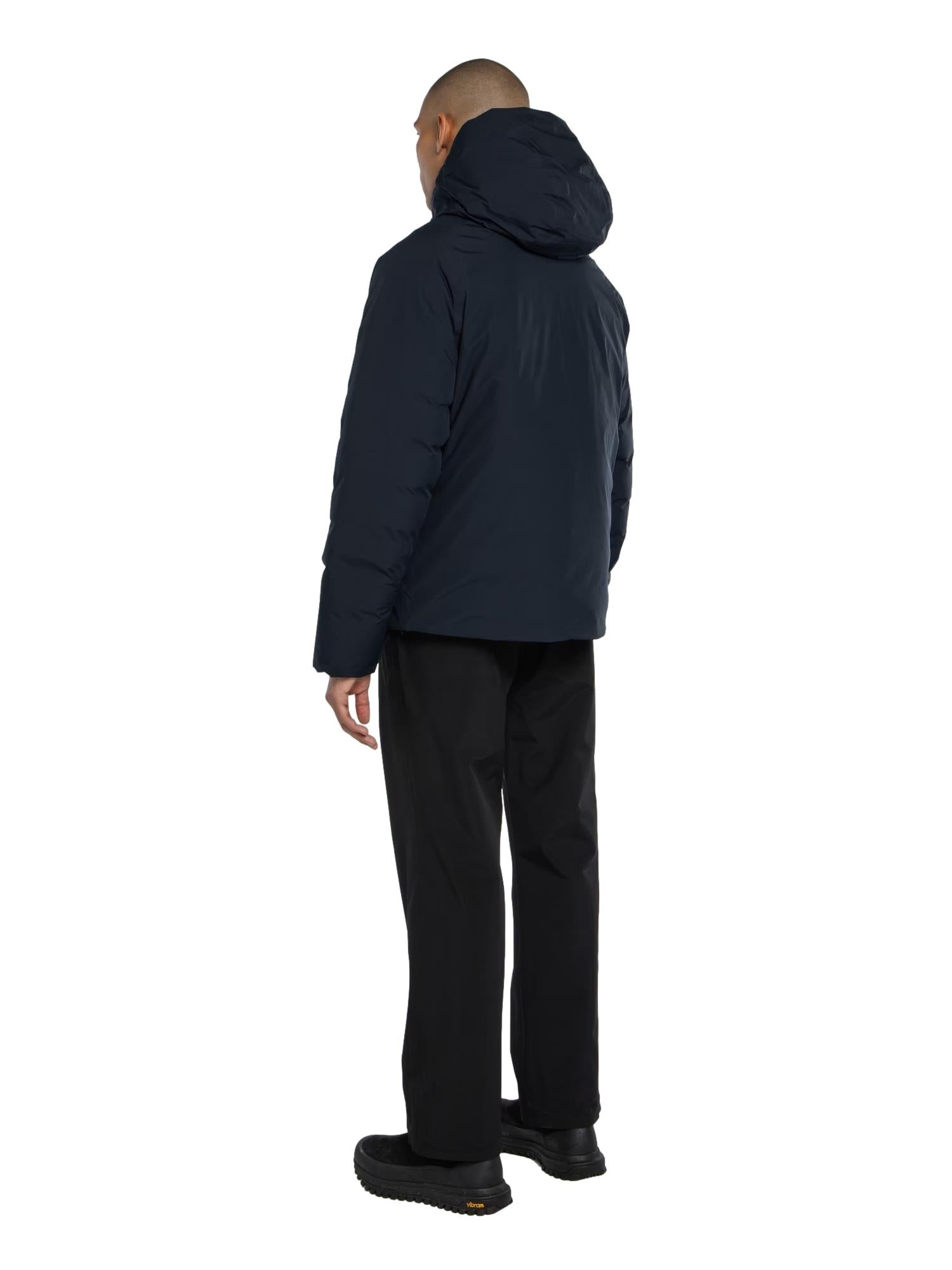 Blæst Runde Down Jacket Dark Navy Jakke Marine - modostore.no