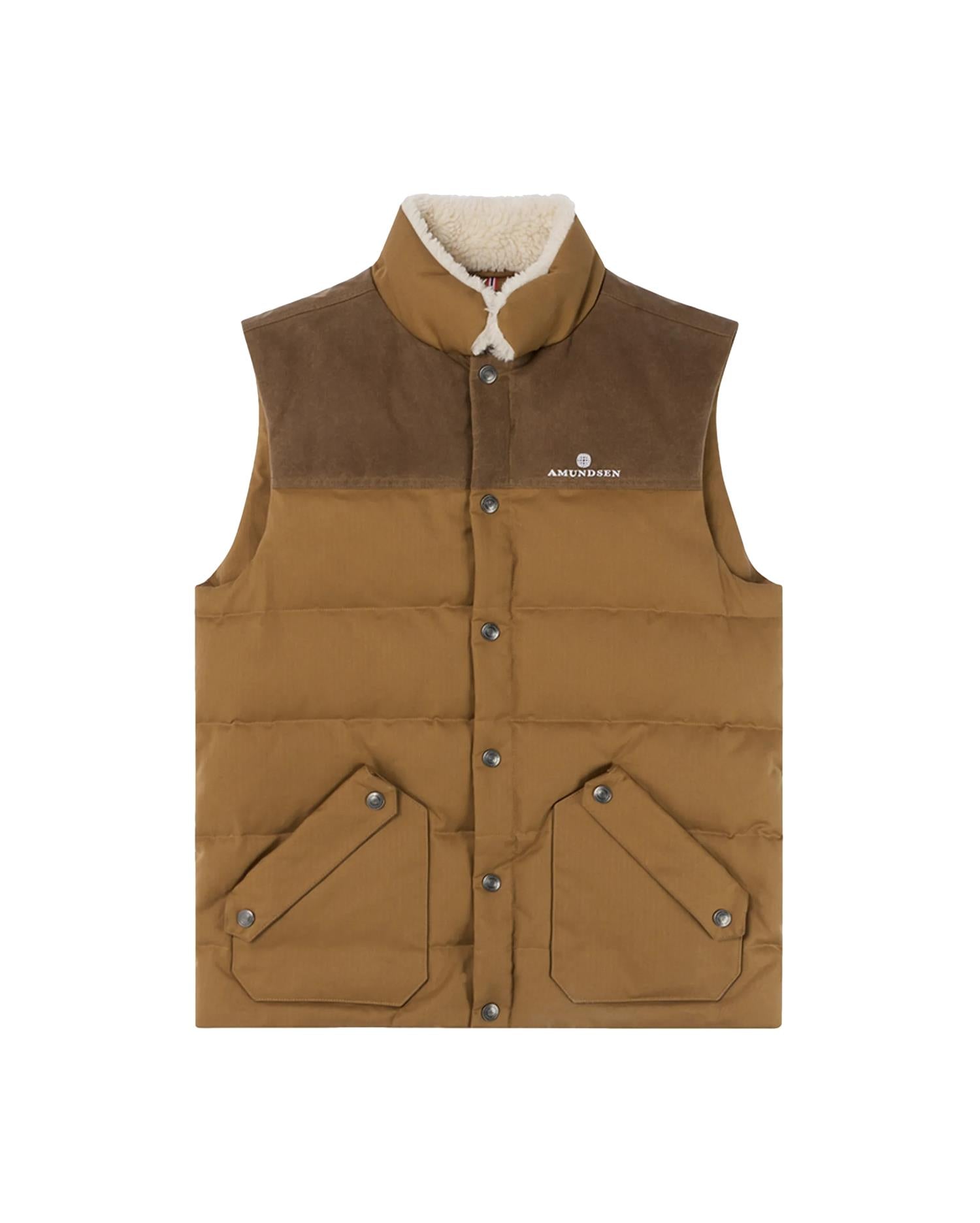 Amundsen Huntsman Vest Mens Vest Lysebrun