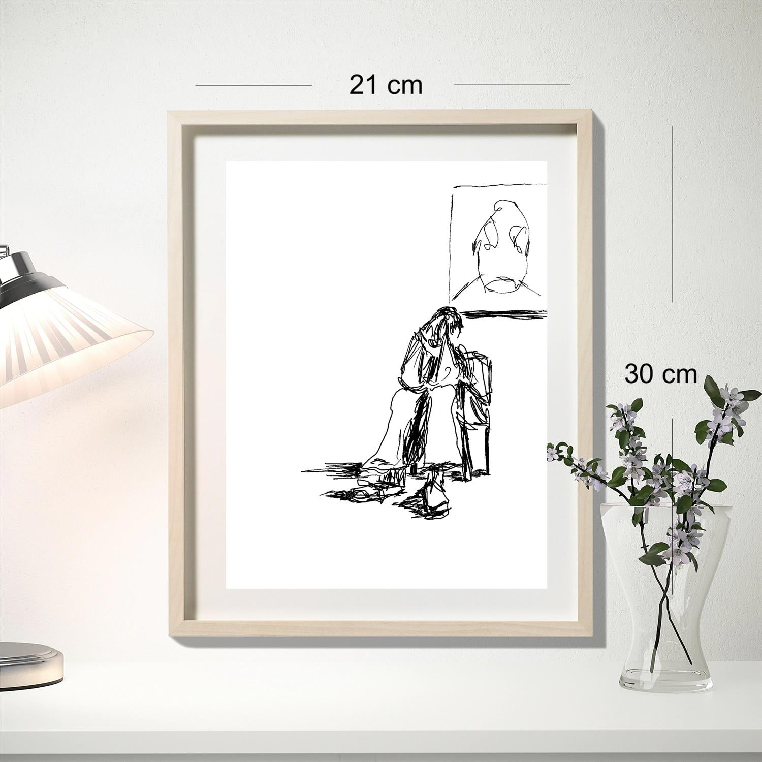 ole-kristian joki haukeberg Sort/hvitt A4 Kunst - modostore.no