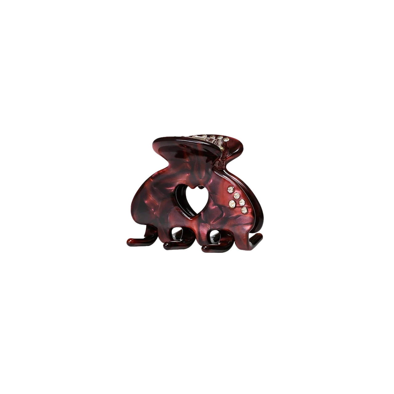 Maanesten Cerys Small Hairclaw Maroon Hårspenne Burgunder
