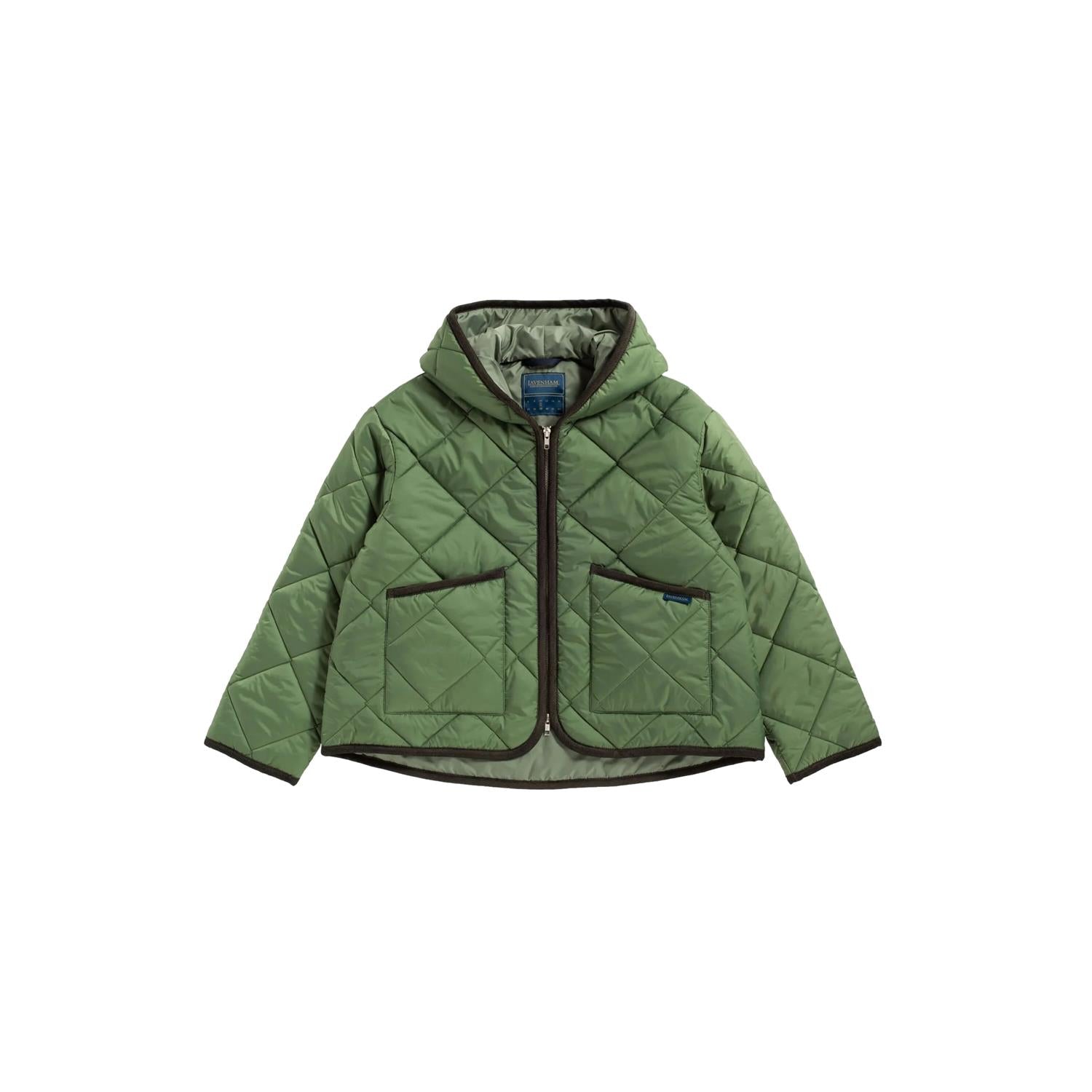 Shop Lavenham Big Quilt Zipped Craydon Womens Jakke