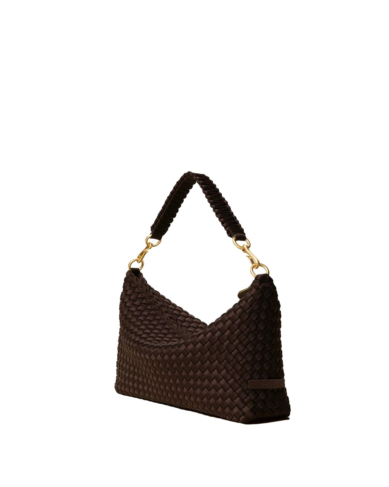 Naghedi Porto Small Half-Moon Chocolate Veske Brun - modostore.no