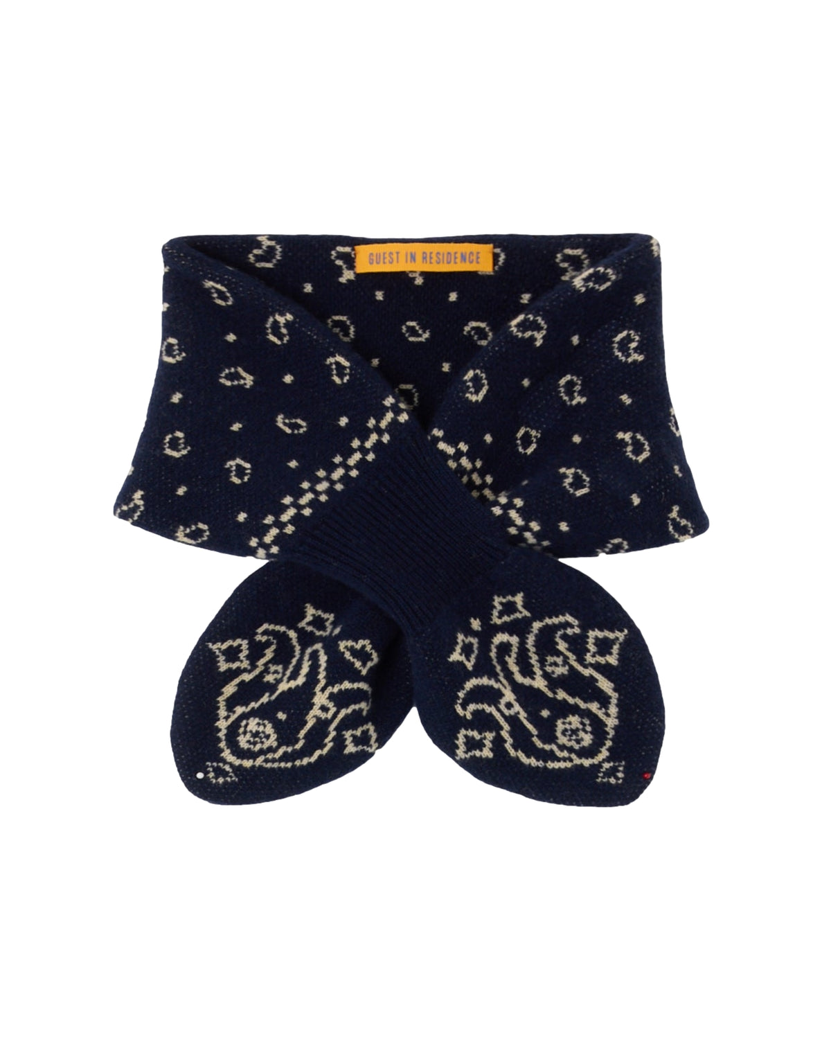 Guest In Residence Bandana Bowtie Scarf Midnight/Butter Skjerf Mørkeblå