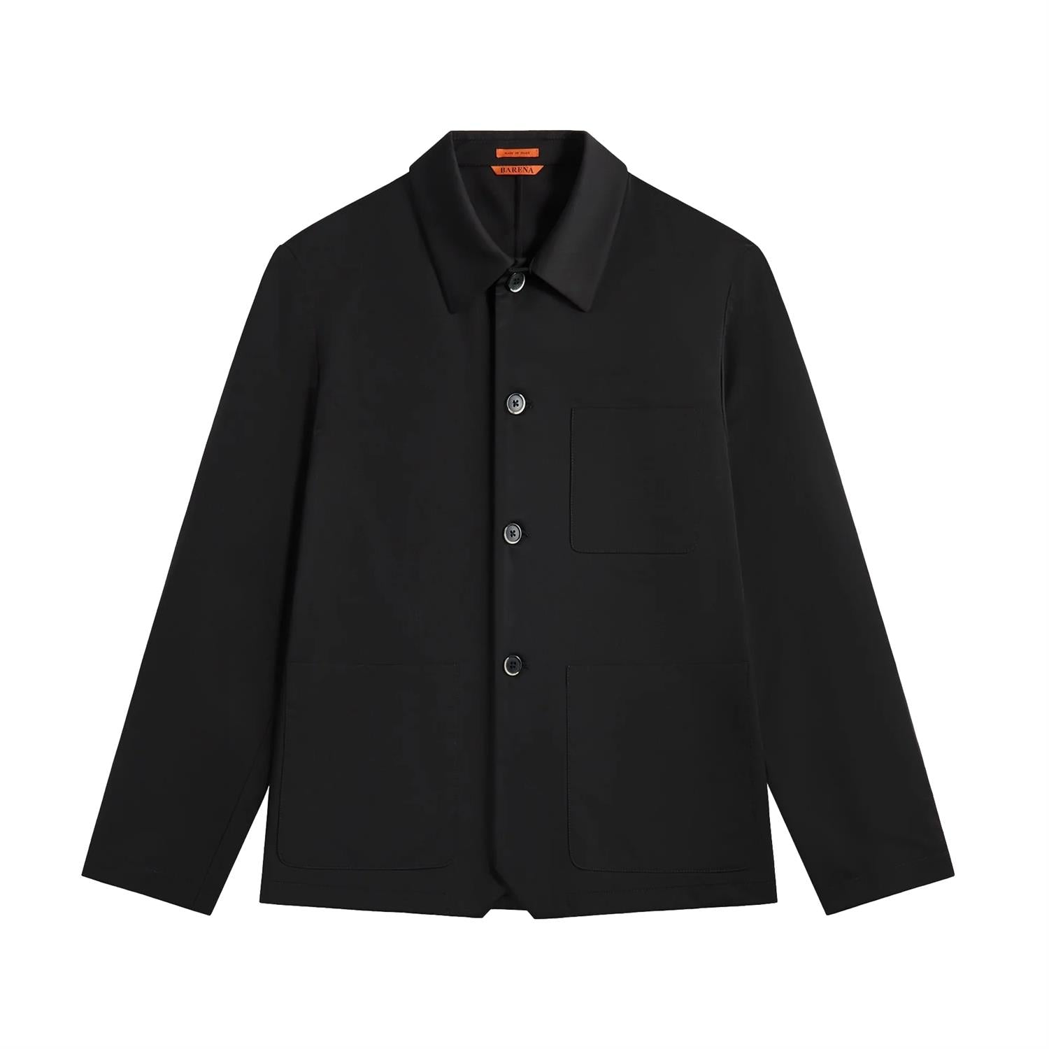 Barena Venezia Overshirt Marafon Novento Skjorte Sort - modostore.no