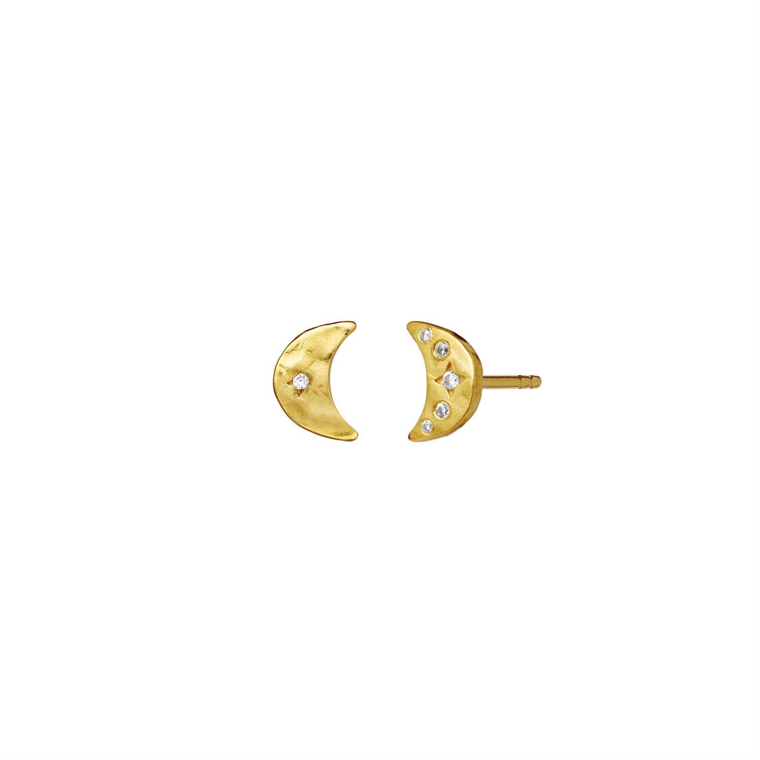 Maanesten Aega earrings Øredobber Gull - modostore.no