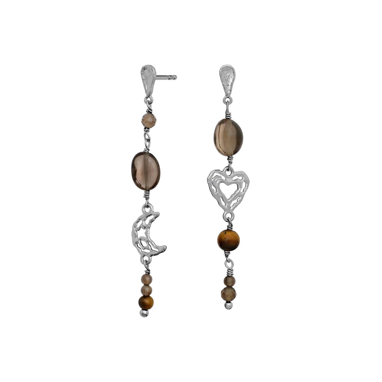 Maanesten Alberte Earrings Øredobber Sølv