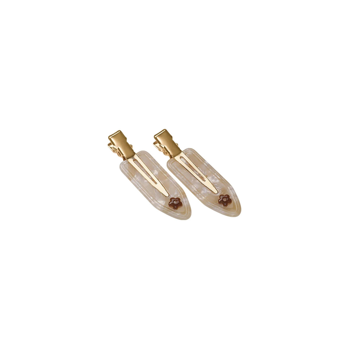 Maanesten Frea Hair Clip Set Pearl Hårspenne Off-White