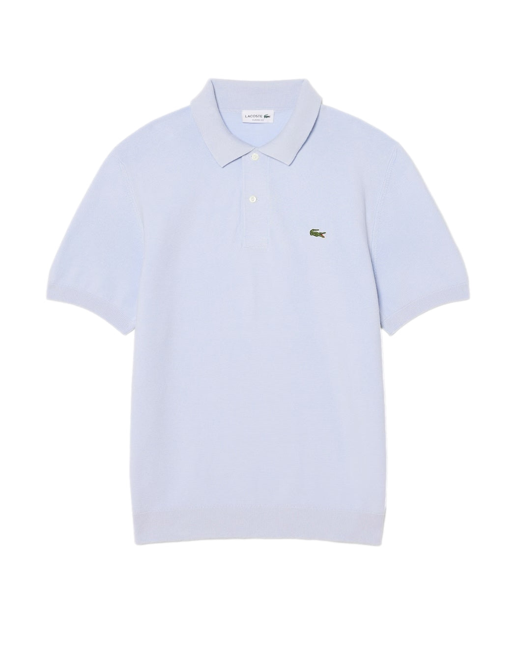 Lacoste Classic Fit Knitted Polo Shirt T-shirt Lyseblå - modostore.no