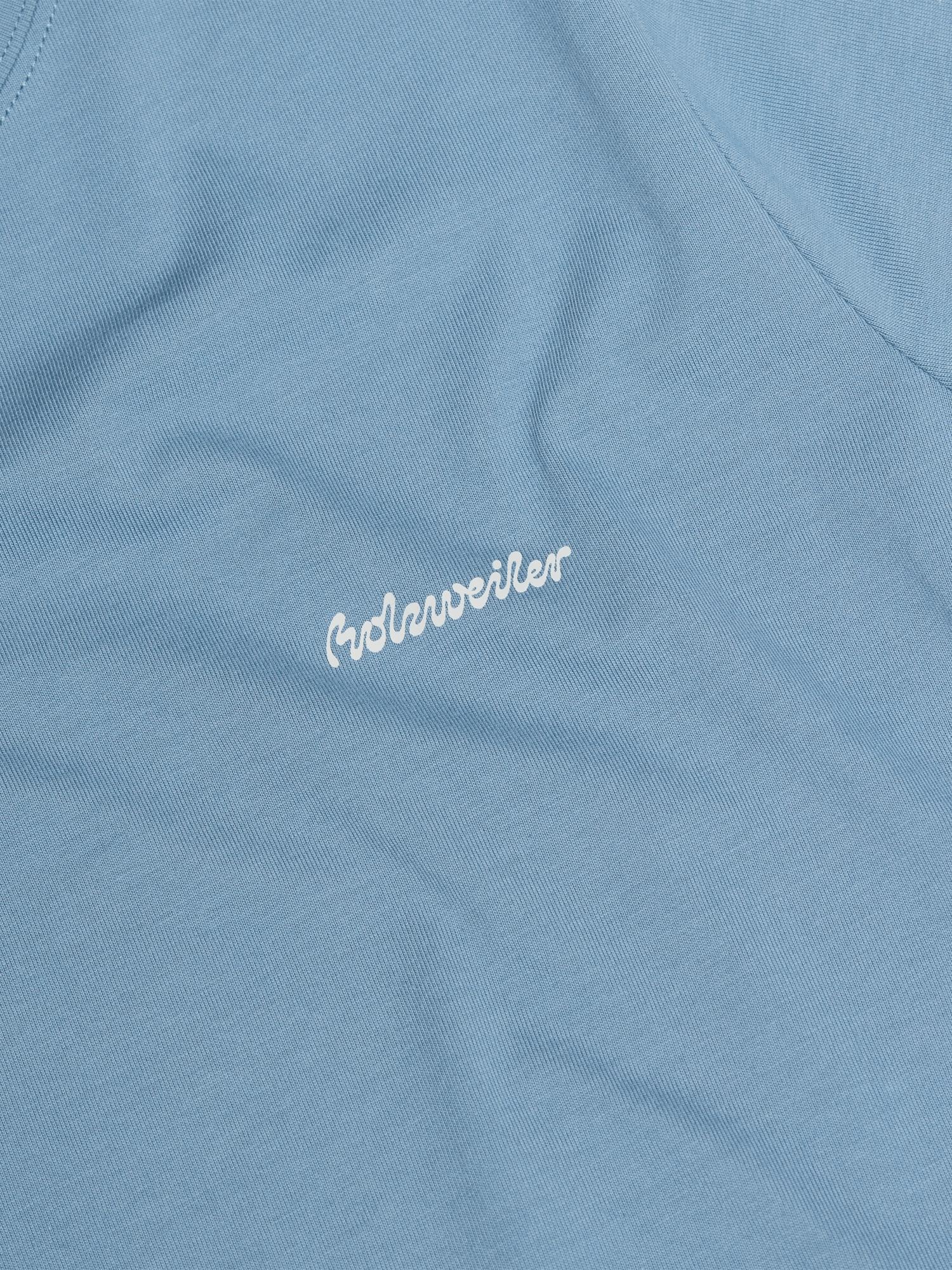 Holzweiler W Regular Tee T-shirt Blå - modostore.no