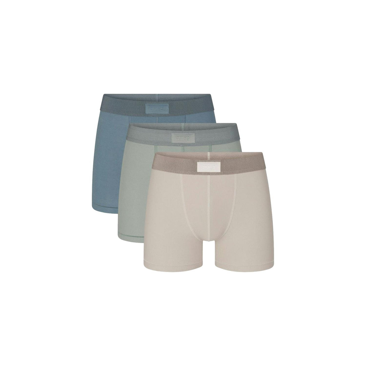 SKIMS Cotton 3 Pack Boxer Brief 3 Inch Boxershorts Multi