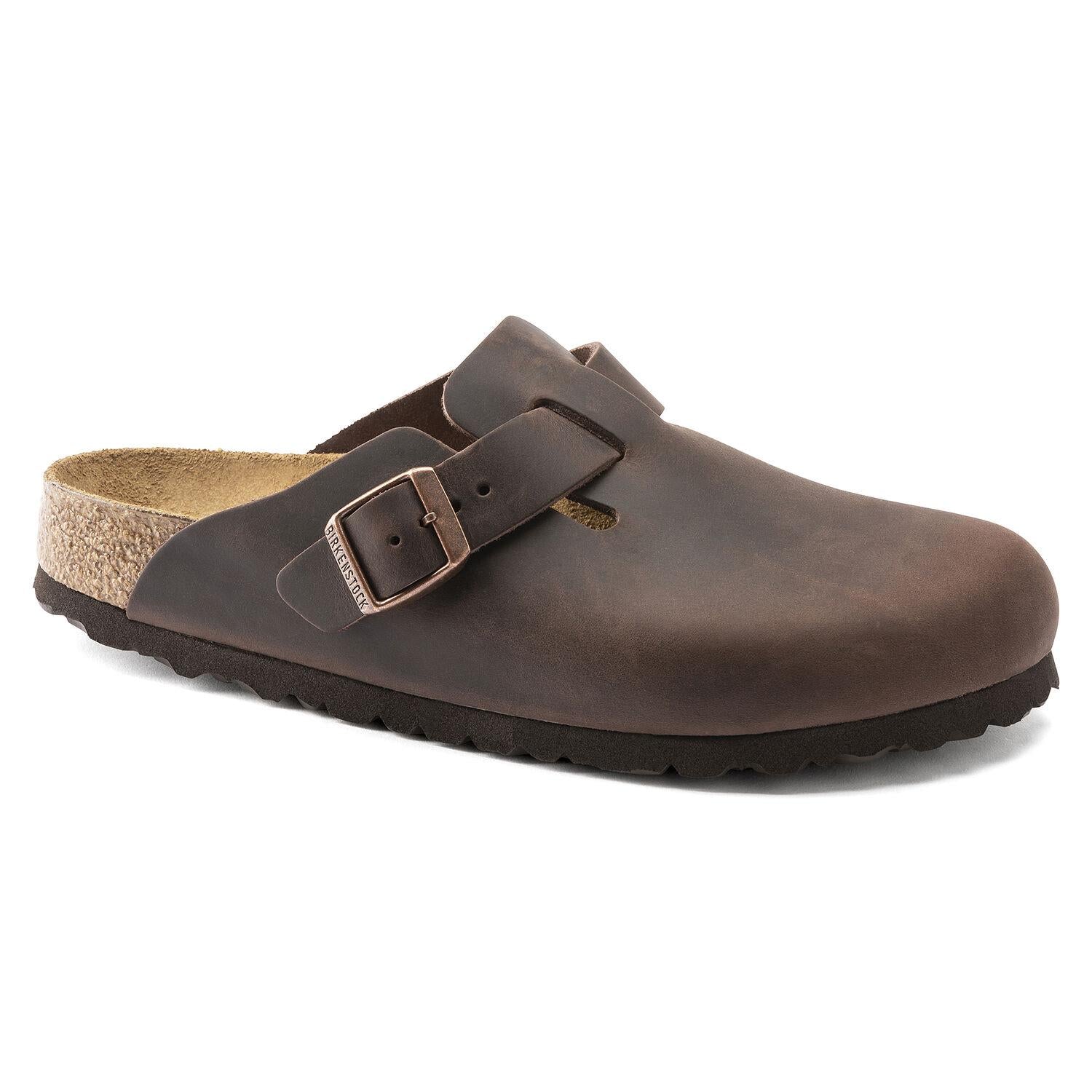 Birkenstock Boston Oiled Narrow Habana Sko Brun - modostore.no