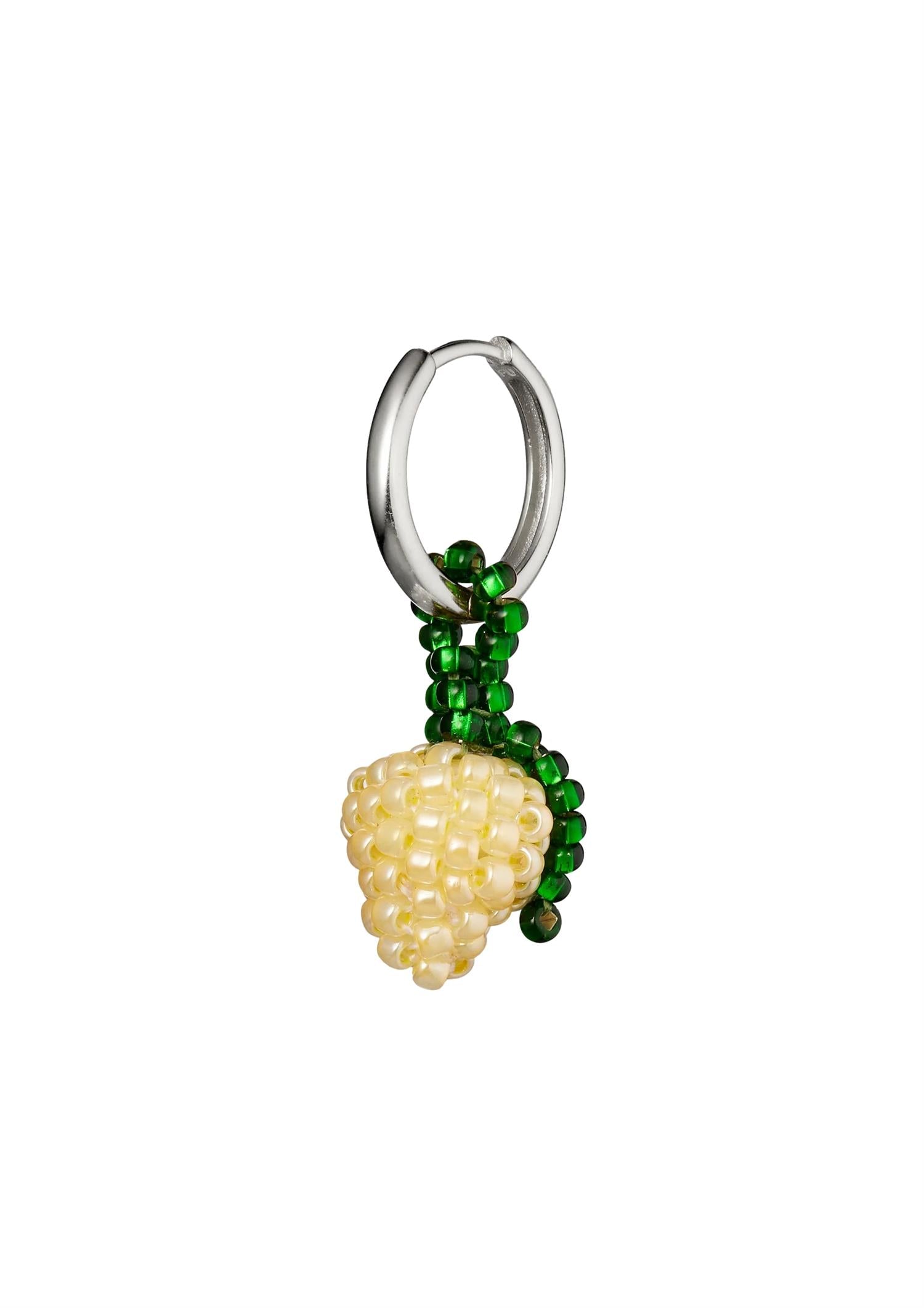 Pura Utz Mini Lemon Earring Øredobber Gul - modostore.no