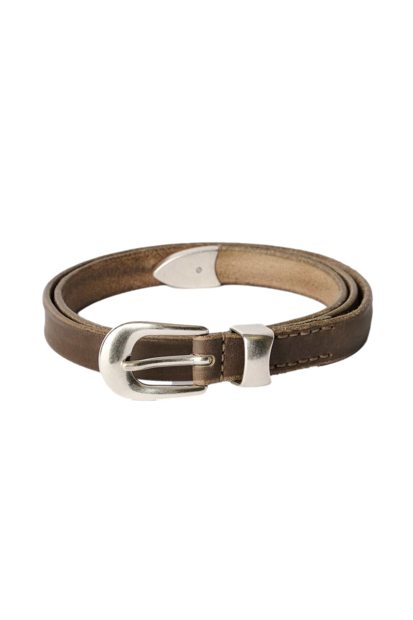 Our Legacy 2 CM Belt Belte Gråbrun