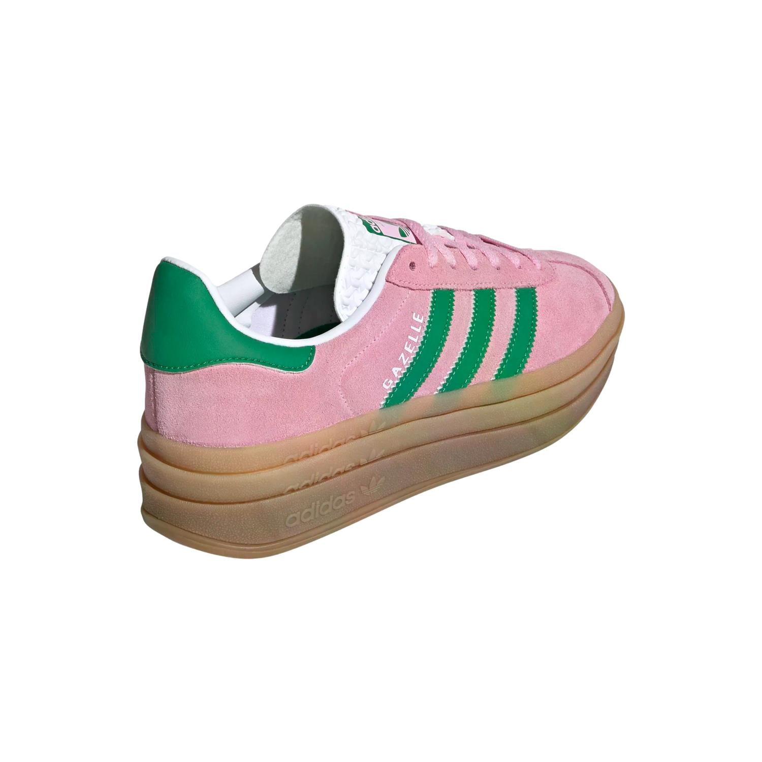 Adidas Gazelle Bold W Sko Rosa Og Grønn - modostore.no