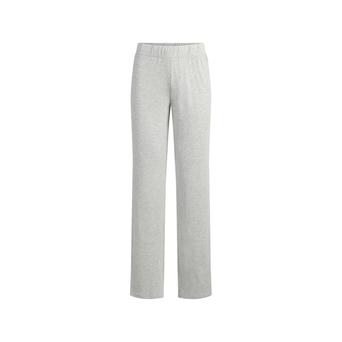 SKIMS sovepysj med langermet knappesett i lys grå Heather Grey, mykt og komfortabelt undertøy for avslapning.