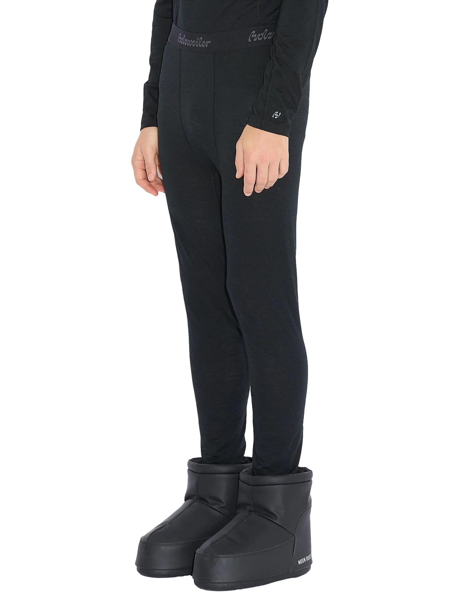 Holzweiler M Tryvann Tights Ullundertøy Sort - modostore.no