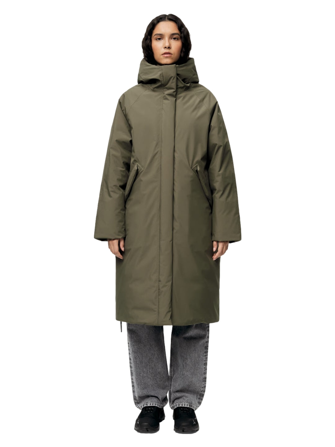 Blæst Røros Down Coat Grape Leaf Jakke Grønn