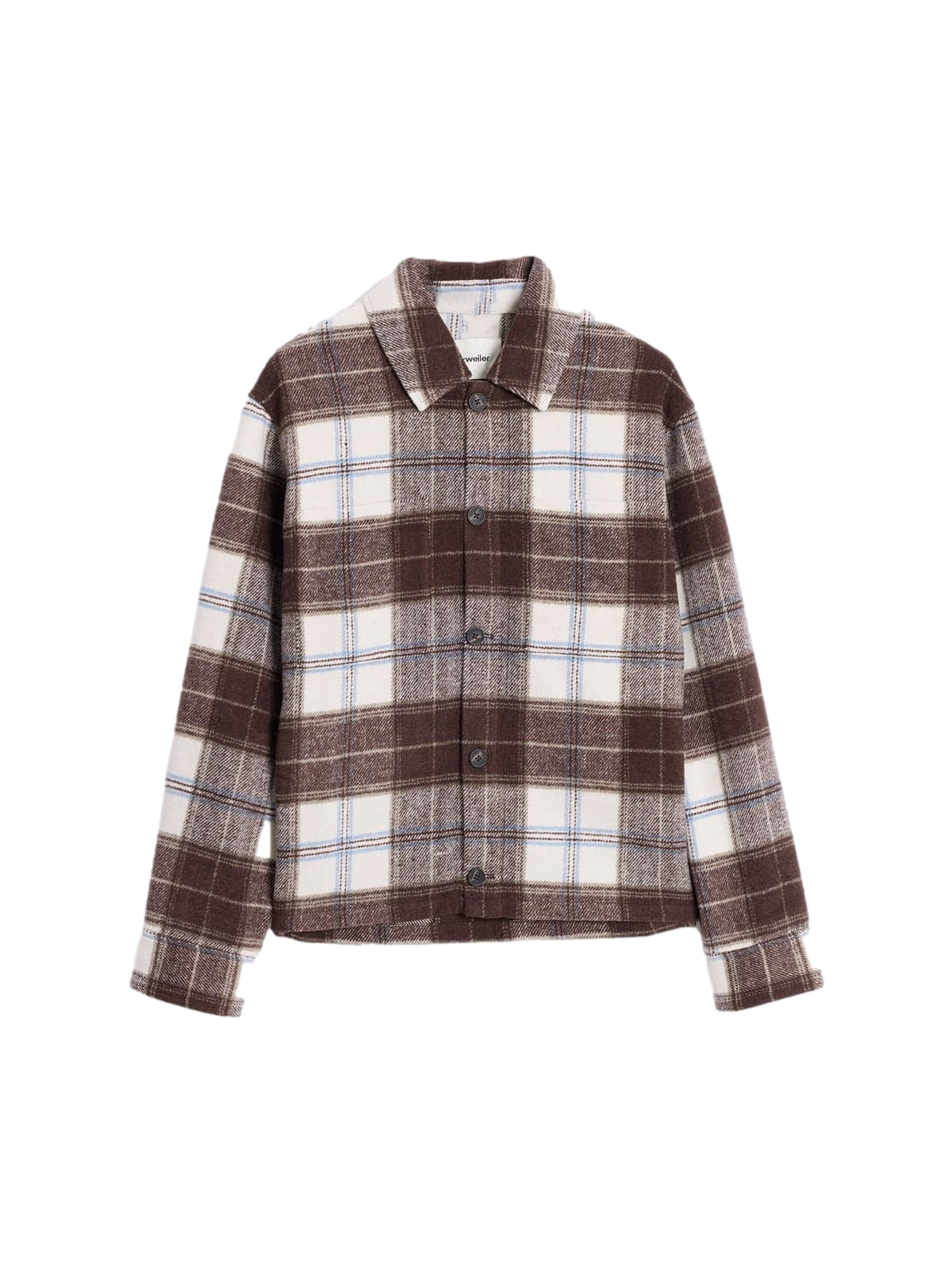 Holzweiler Mildew Check Overshirt Overshirt Brun Mønster