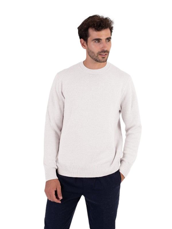 Cermino Boat Sweater Genser Off-White - modostore.no
