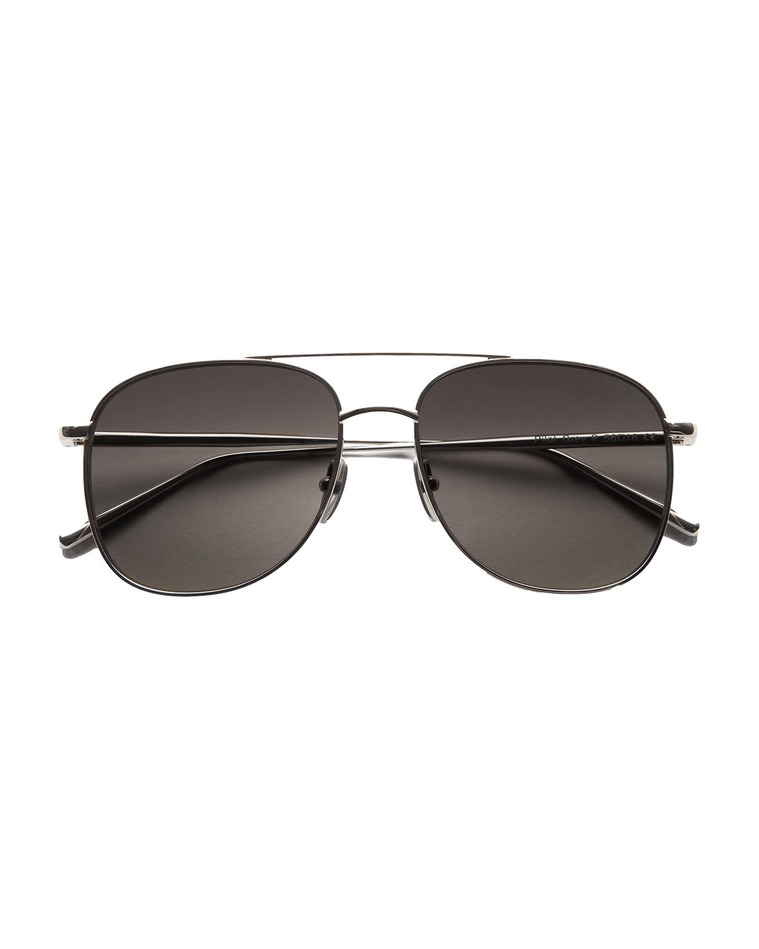 Chimi Eyewear Pilot Grey P Solbriller Sølv - modostore.no