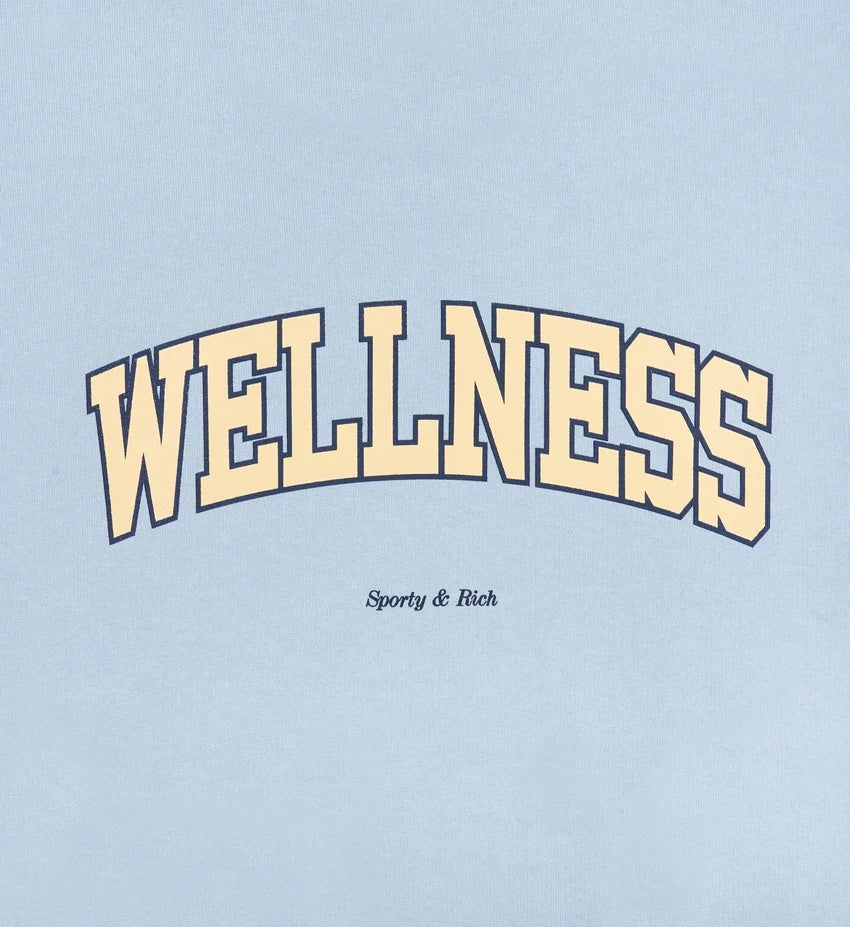 Sporty & Rich Wellness Ivy T-Shirt T-shirt Lyseblå - modostore.no