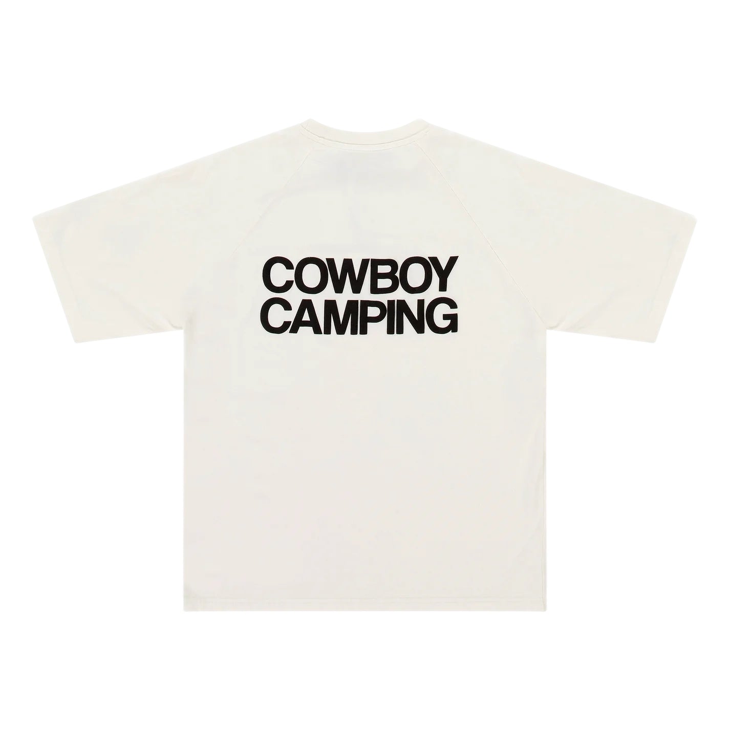 PAL Cowboy camping t-shirt T-shirt Beige - modostore.no