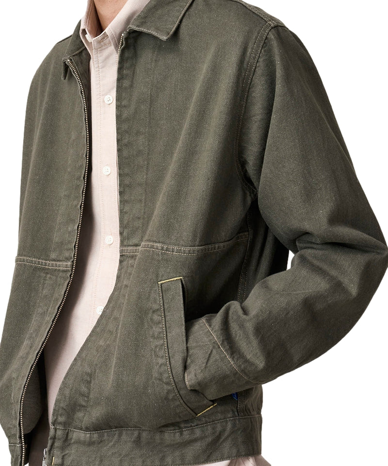 Gramicci JAPANESE SLUB DENIM JACKET Jakke Grønn