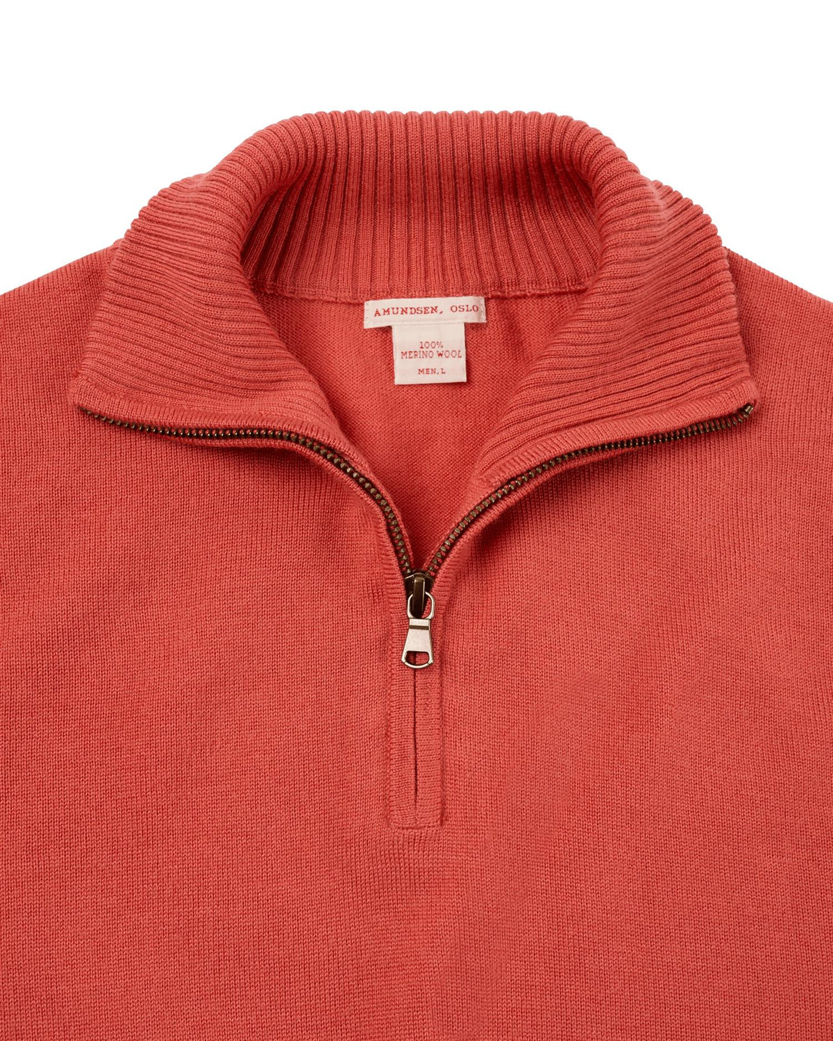 Amundsen Peak Half Zip Mens Genser Rød