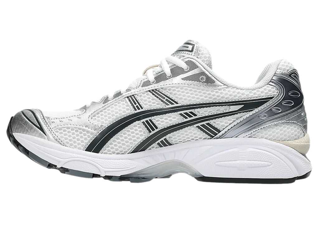 Asics GEL- KAYANO 14 White/Graphite Grey Sko Hvit Og Sølv